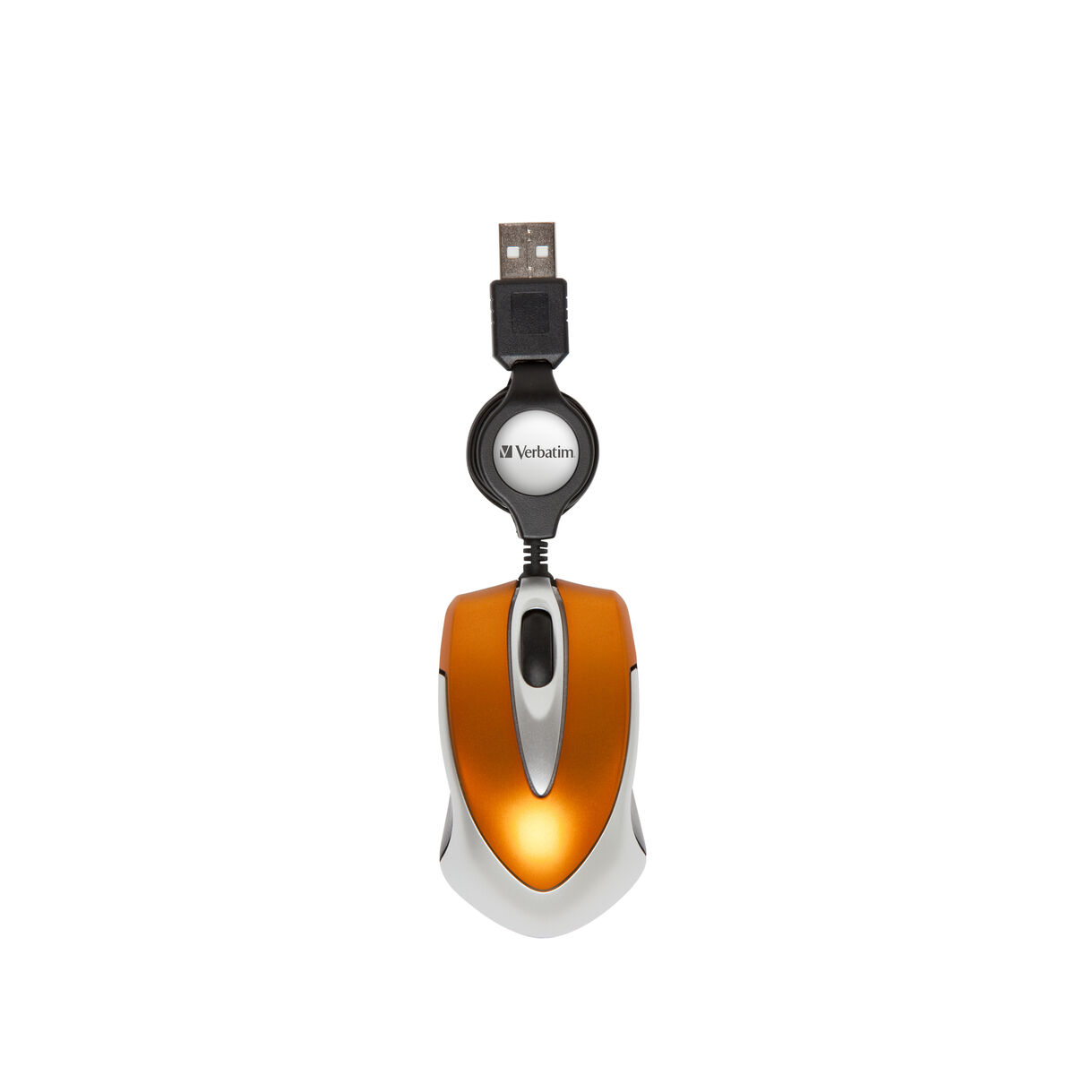 Ratón Óptico Verbatim GO MINI TRAVEL Naranja